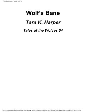 [Wolfwalker 04] • Wolf's Bane–Harper, Tara K–Wolf 04